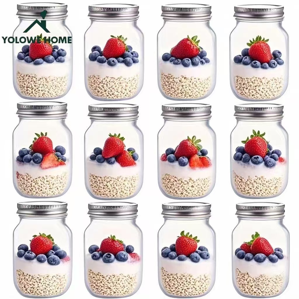 Meal Prep Glass Containers - 6 pièces, 12 pièces, 500 ml/16