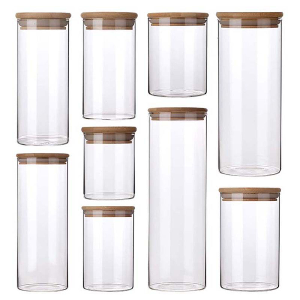 Meal Prep Glass Containers - Pot en verre avec couvercle en