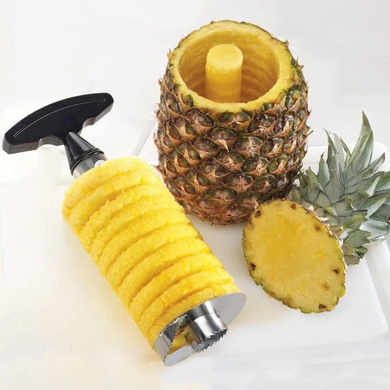 Pineapple Corer Slicer - Éplucheur d'ananas en acier inoxydable, coupe-fruits