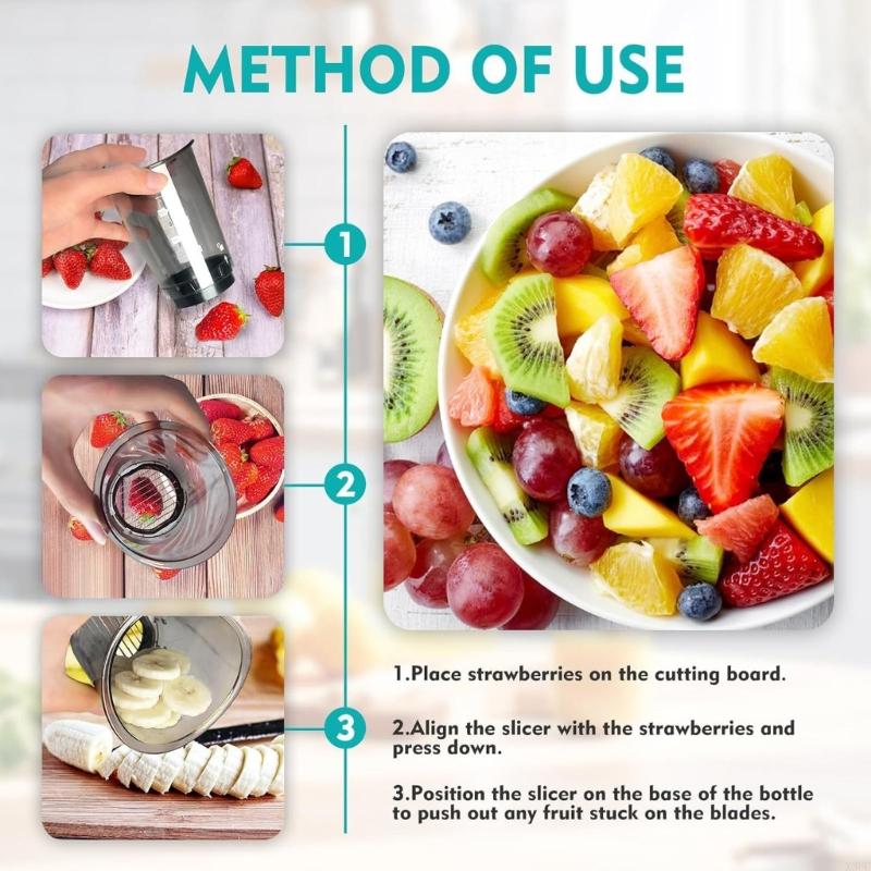 Meal Prep Quick - Outil cuisine délicat en acier antirouille