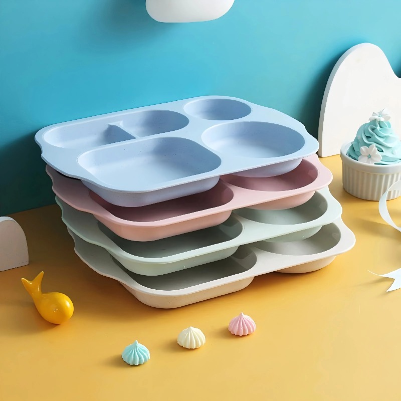 Meal Prep For Weight Loss - Assiette réutilisable à 5 compartiments, plateau