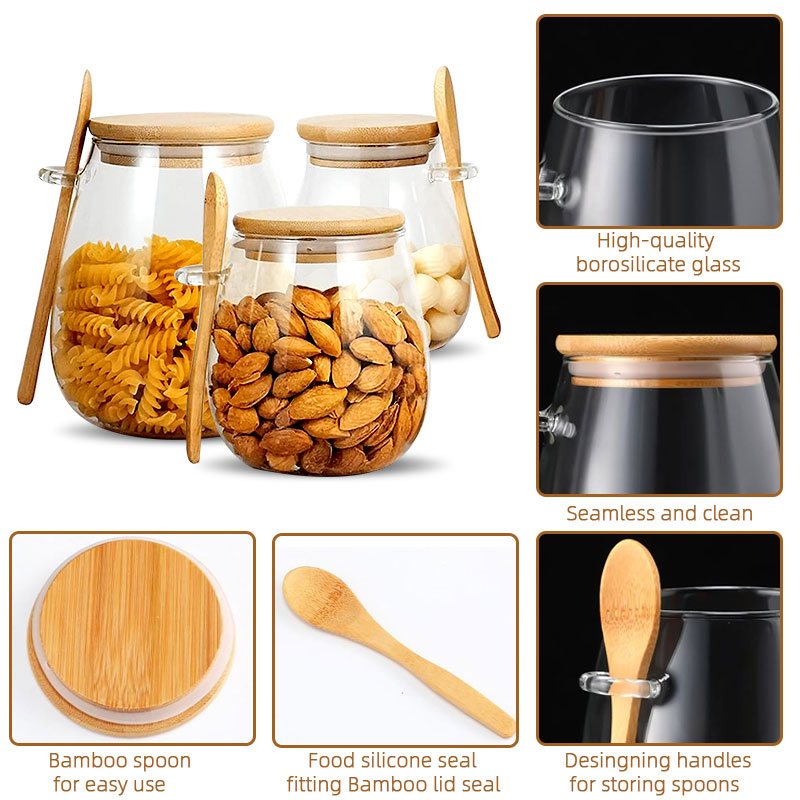 Pot en verre scellé de 34oz av - Meal Prep Glass Containers avis et prix