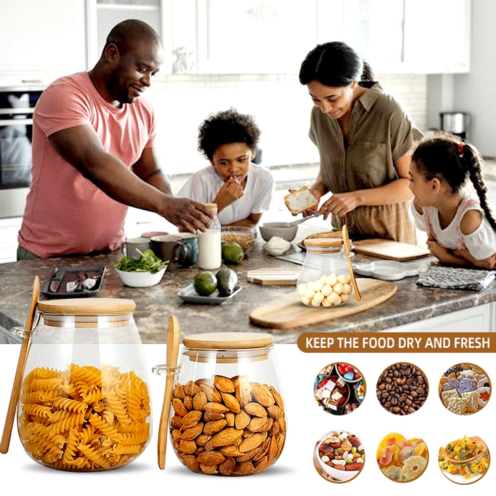 Pot en verre scellé de 34oz av - Meal Prep Glass Containers avis et prix