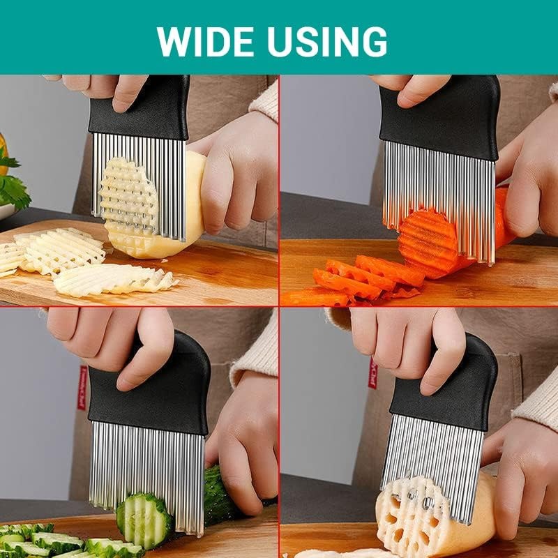 Lot de 2 coupe-frites ondulées - Meal Prep Quick avis et prix