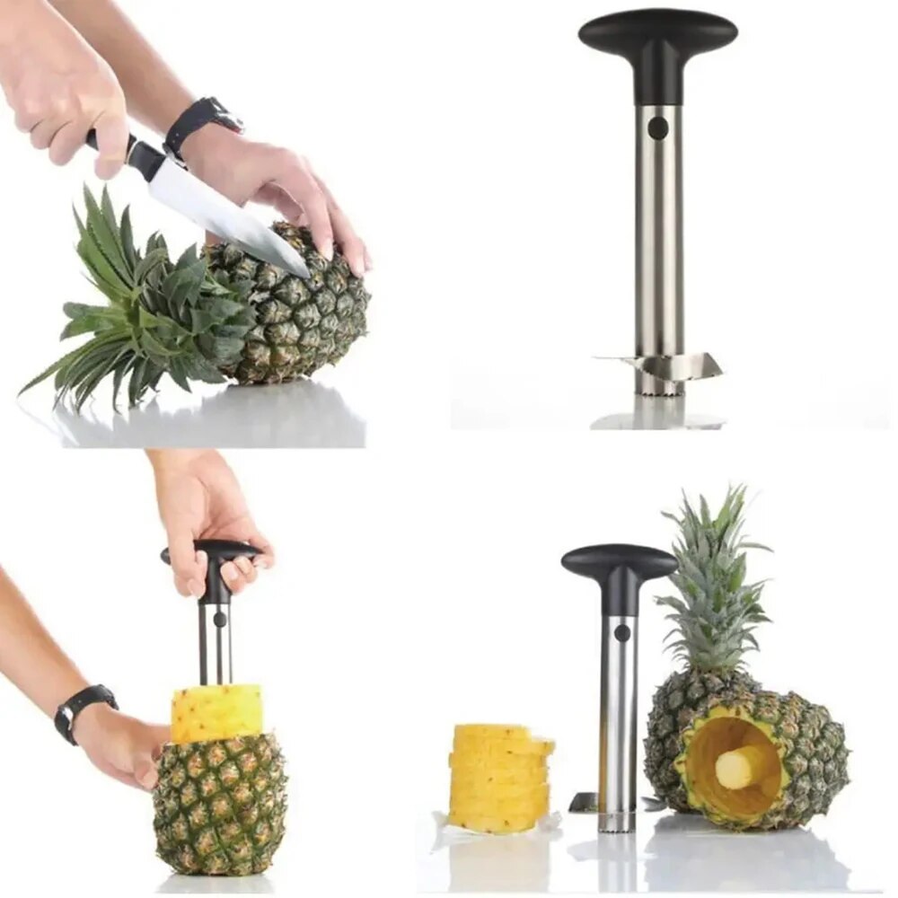 Éplucheur, dénoyauteur et tran - Pineapple Corer Slicer avis et prix