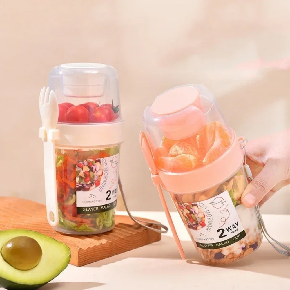 Tasse à salade Portable, tasse - Meal Prep Glass Containers avis et prix
