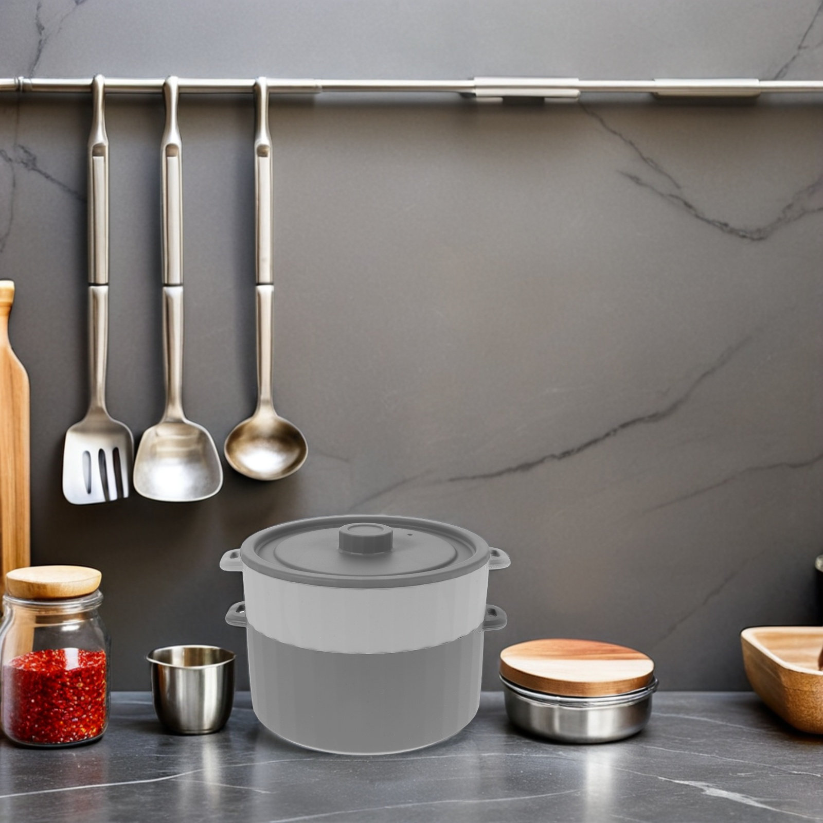 Casserole à vapeur en silicone - Meal Prep Glass Containers avis et prix