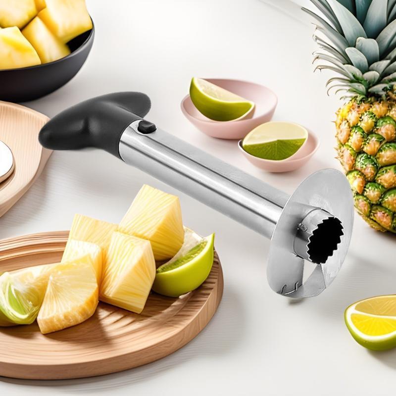 【CC】Coupe-ananas en acier inox - Pineapple Corer Slicer avis et prix