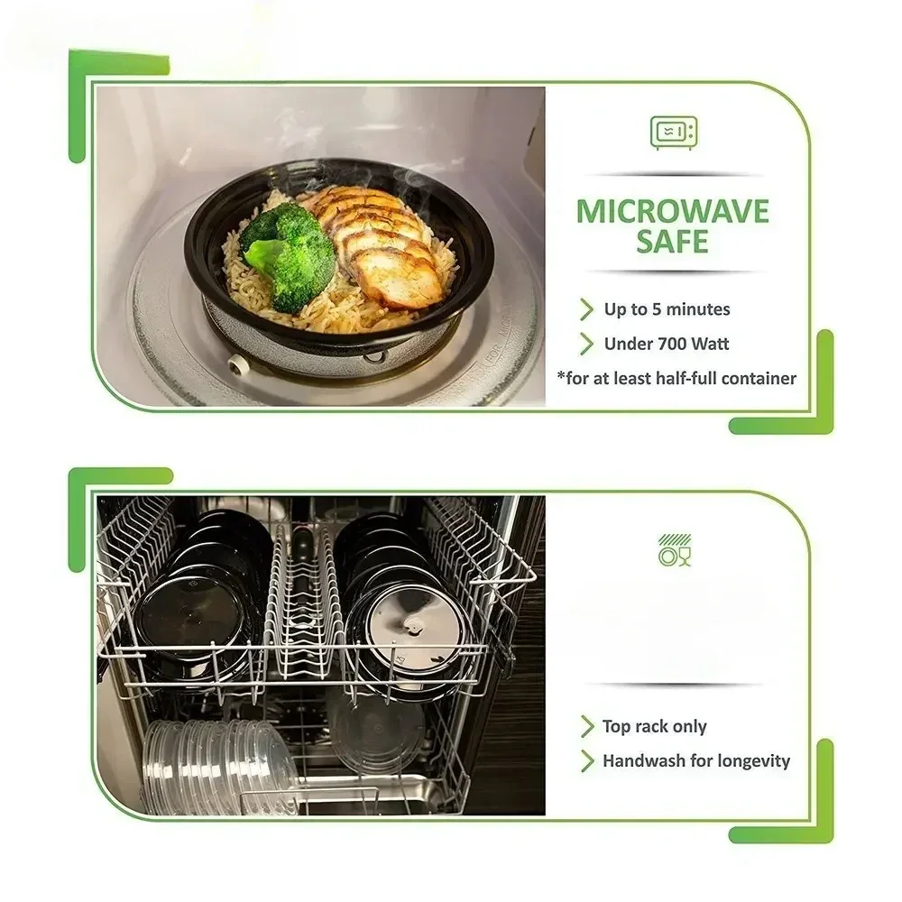 Conteneurs de préparation de r - Meal Prep Glass Containers avis et prix