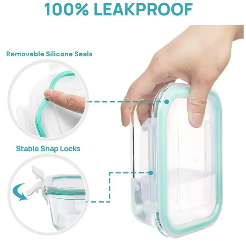 Boîtes de conservation aliment - Meal Prep Glass Containers avis et prix