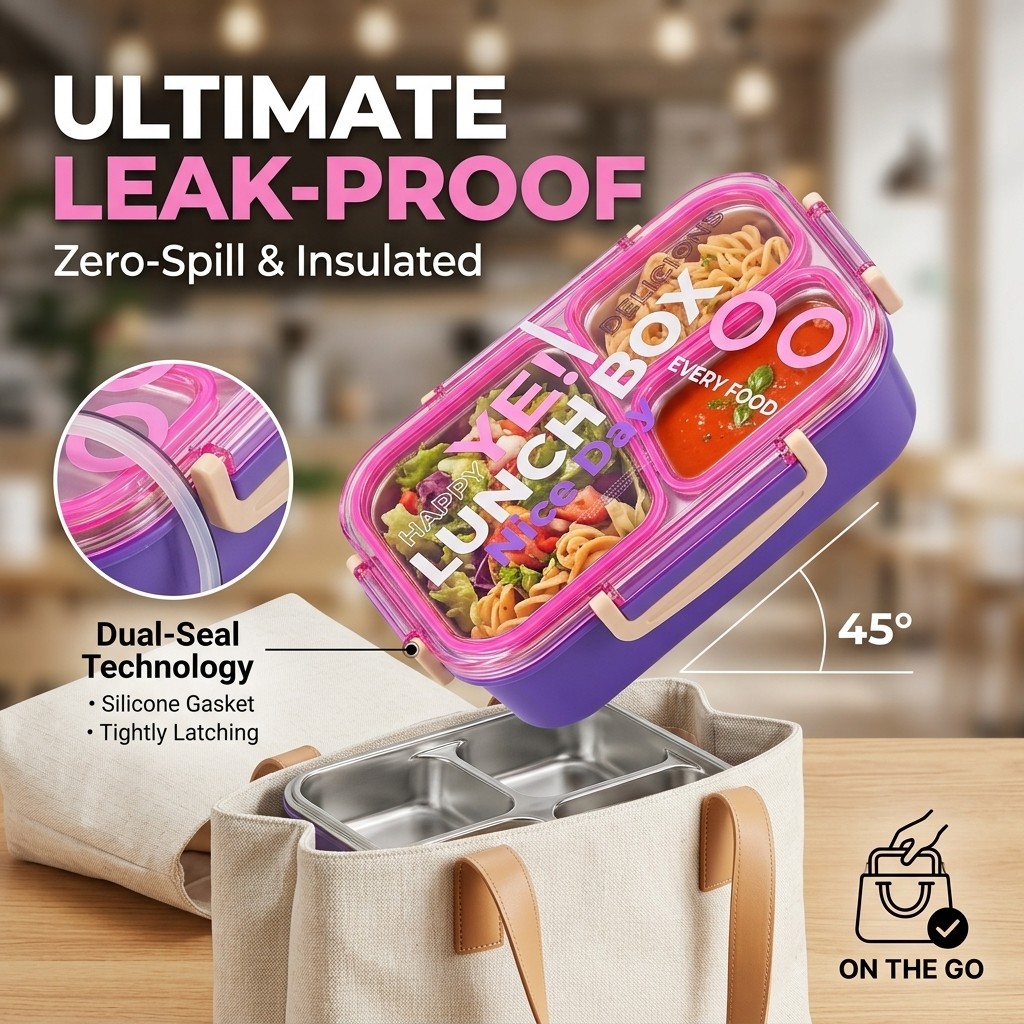 Boîte à bento en acier inoxyda - Meal Prep Or Prep Meal avis et prix