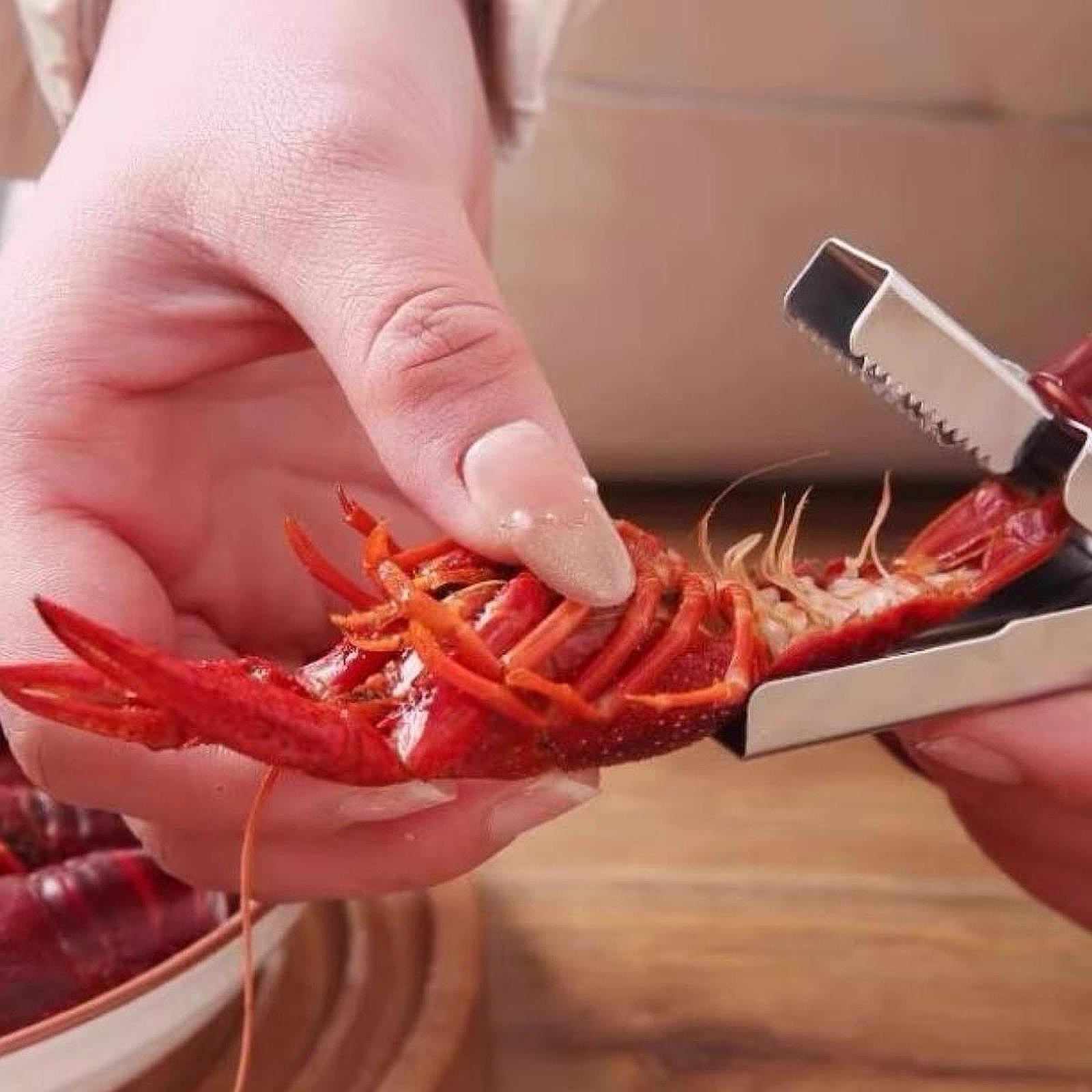 Éplucheur de crevettes en acie - Meal Prep Quick avis et prix
