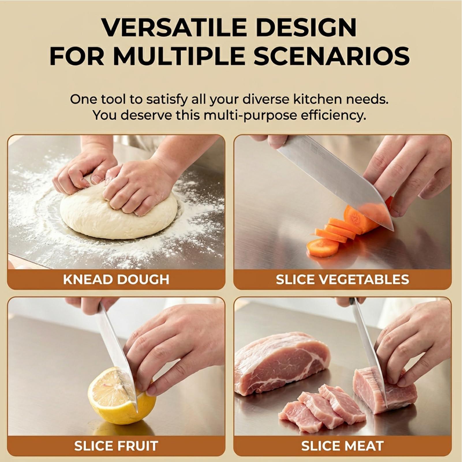 Planche à découper en acier in - Meal Prep Restaurant avis et prix