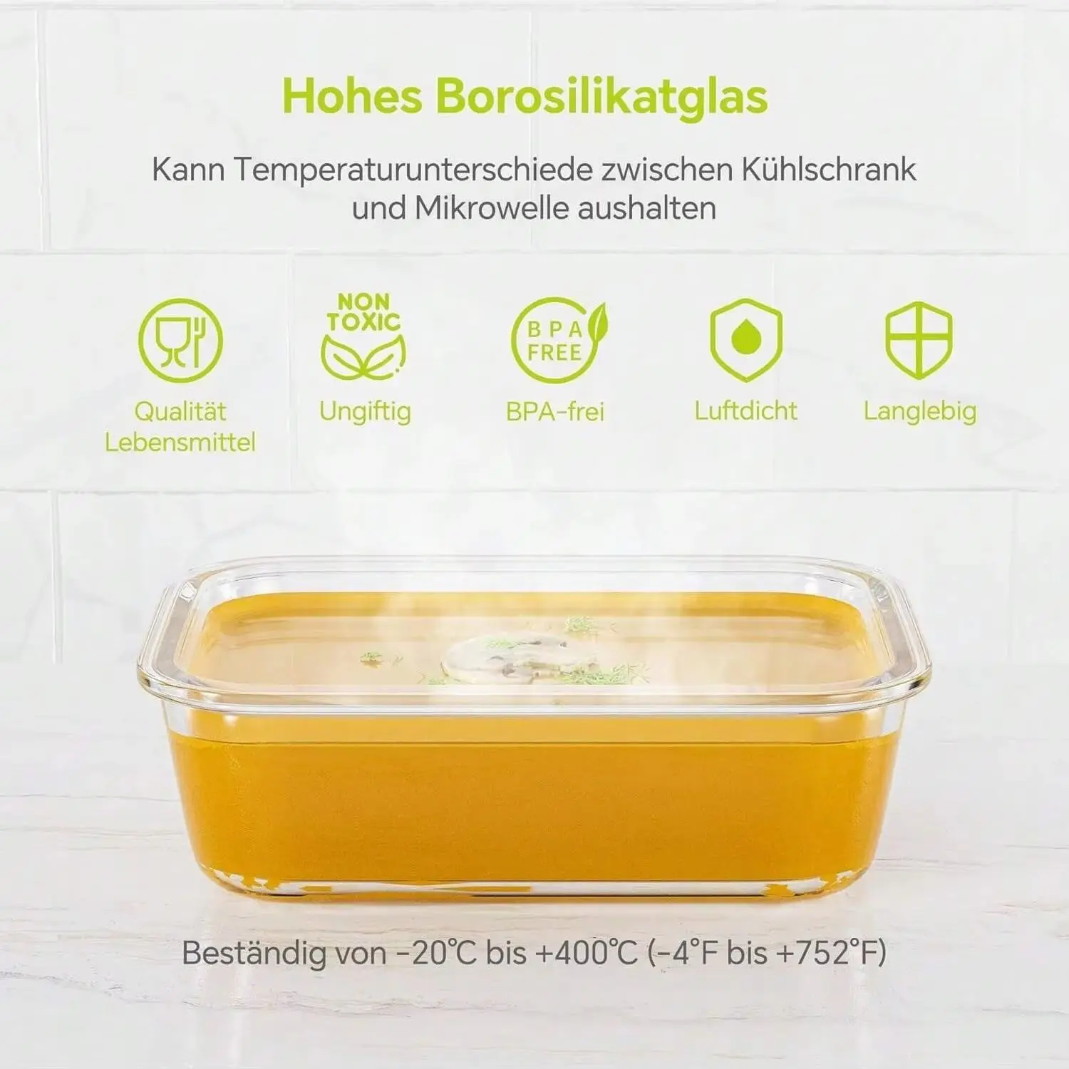 Conteneur de stockage alimenta - Meal Prep Glass Containers avis et prix