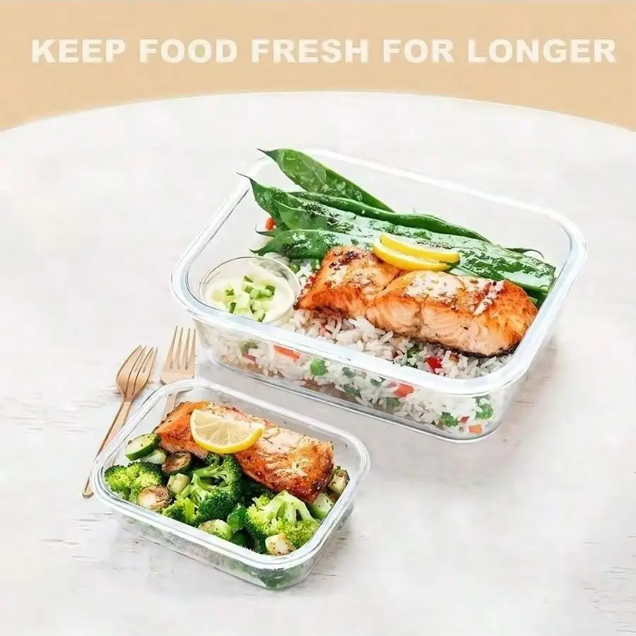 Conteneur de stockage alimenta - Meal Prep Glass Containers avis et prix